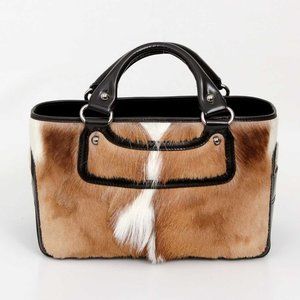 CELINE  pony fur handbag